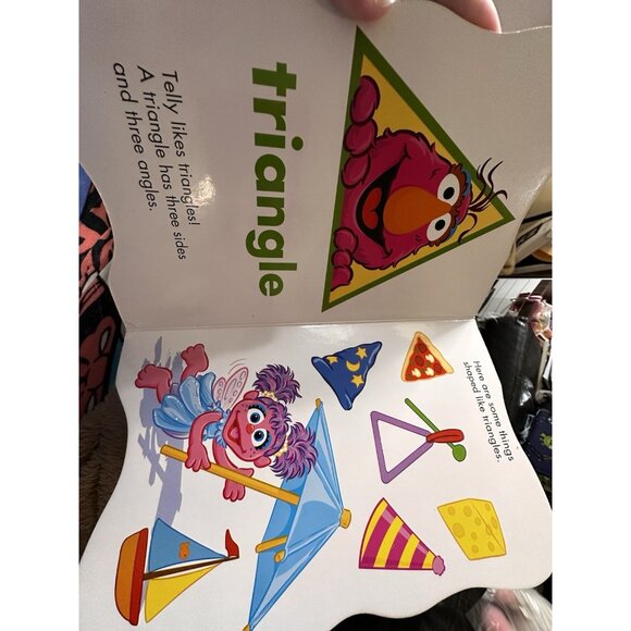 Abby's First Book of Rhymes Shapes Board Books Sesame Street Out Of Print 2014 - Picture 14 of 16